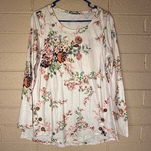 Quinee Floral Long Sleeve Top